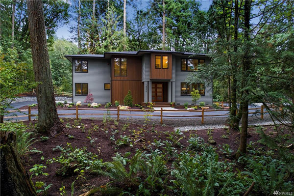 Modern Home in the Woods - - Jenny Bouffiou Realtor